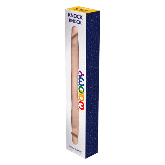 Double dong Knock-Knock Wooomy présenté avec son packaging – Oh My God’Z