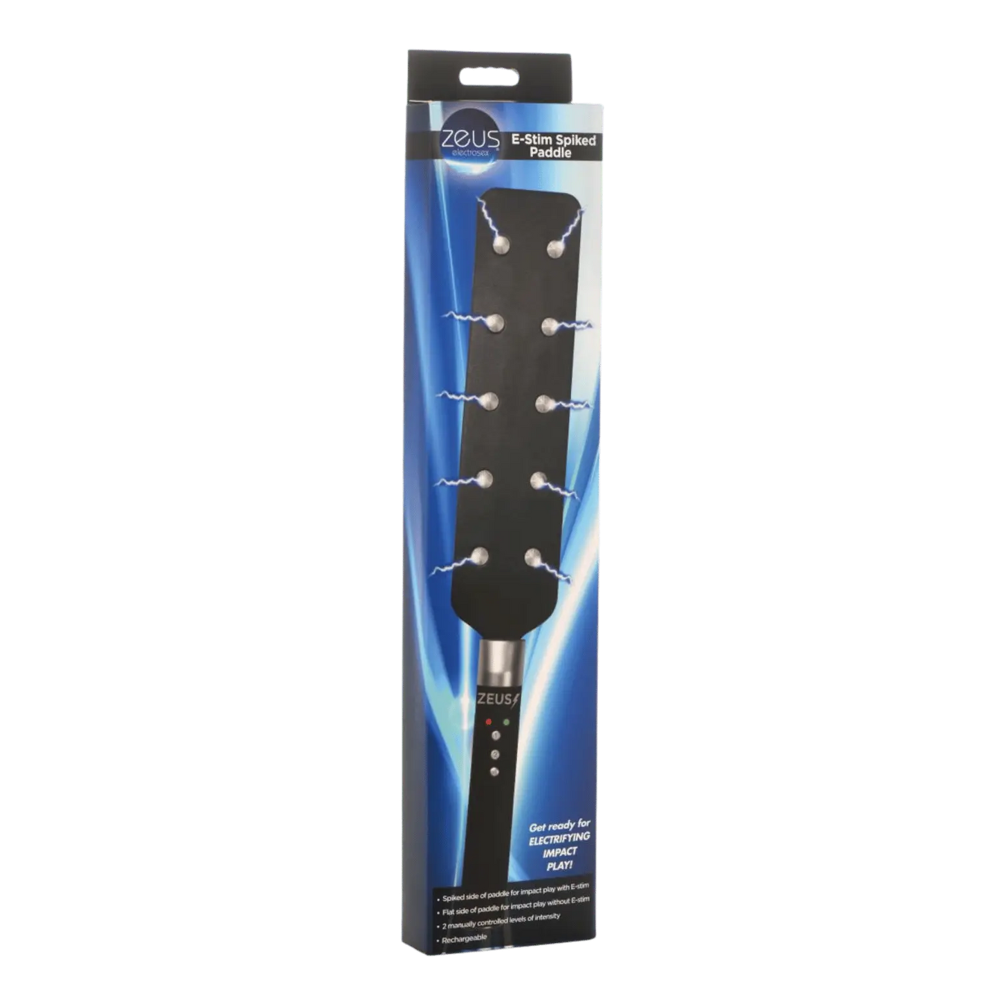 Paddle Zeus Electrosex Spiked, expérience sensorielle électro-stimulante – Oh My God’Z