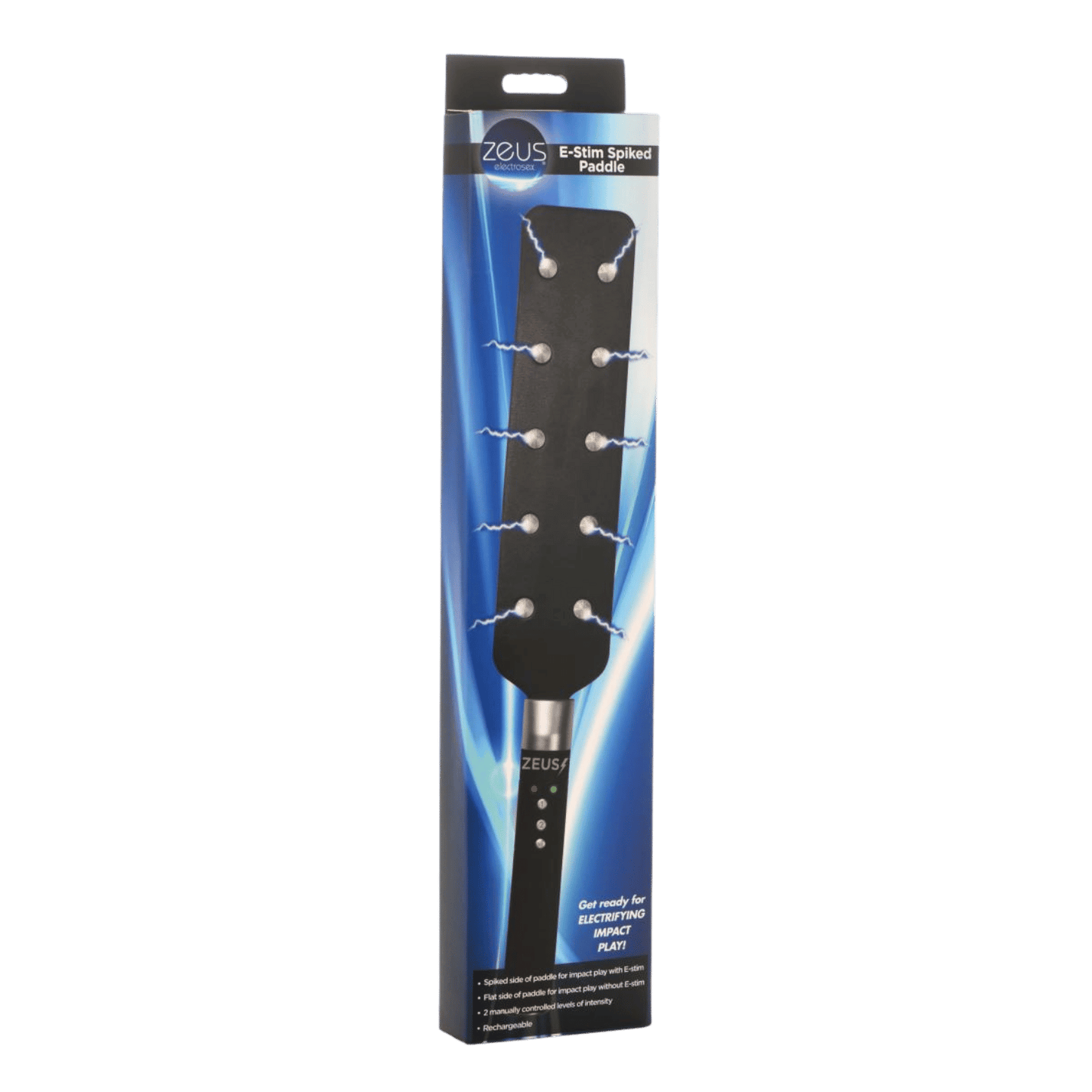 Paddle Zeus Electrosex Spiked, expérience sensorielle électro-stimulante – Oh My God’Z