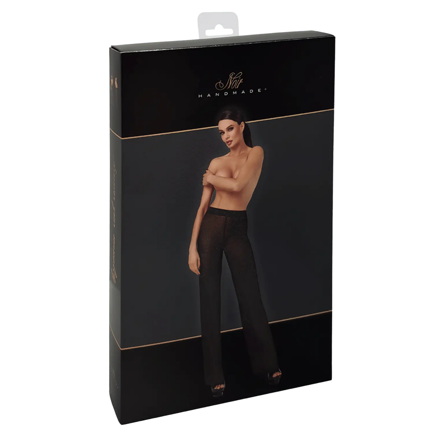 Boîte Pantalon Onyx F374 Noir Handmade pailleté élégant – Oh My God’Z