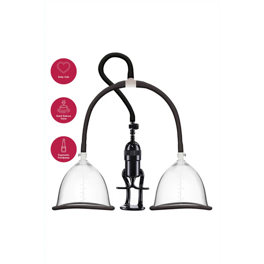 Pompe à seins manuelle She.E.O ergonomique et body-safe – Oh My God’Z
