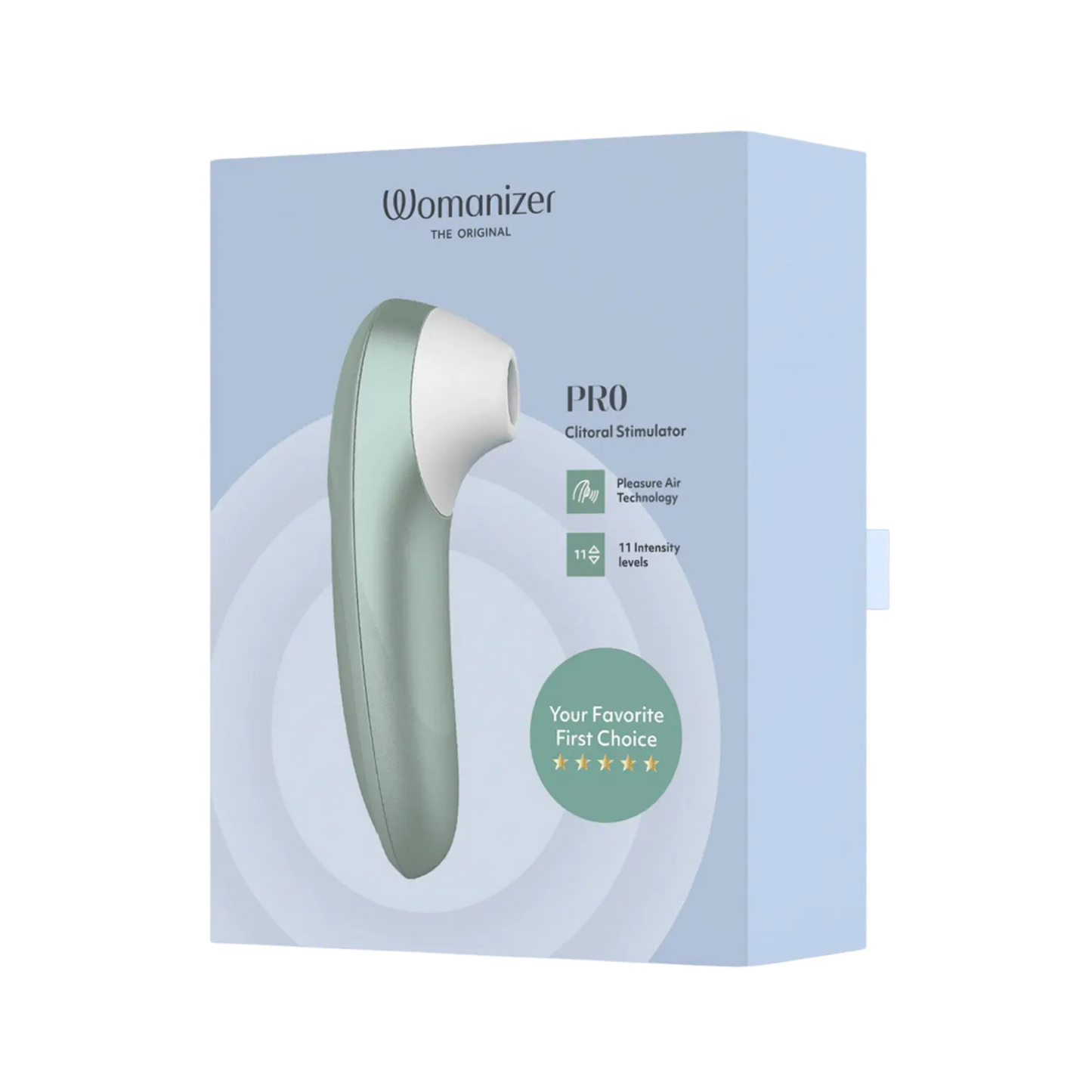Packaging Womanizer Pro menthe – Écrin de luxe et de bien-être Oh My God’Z