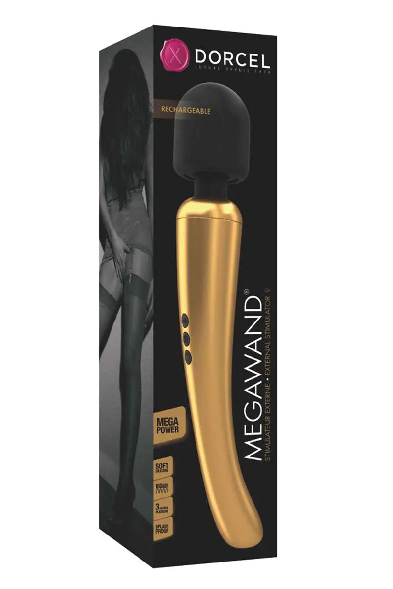 Stimulateur clitoridien - Megawand Gold - Oh My God'Z