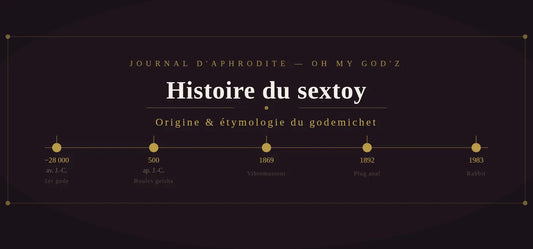 Histoire du godemichet — origine et étymologie des sextoys depuis la préhistoire
