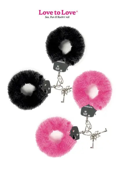 Menottes fourrure Attach me - Oh My God'Z - sextoys - bdsm - jeux érotiques - menottes