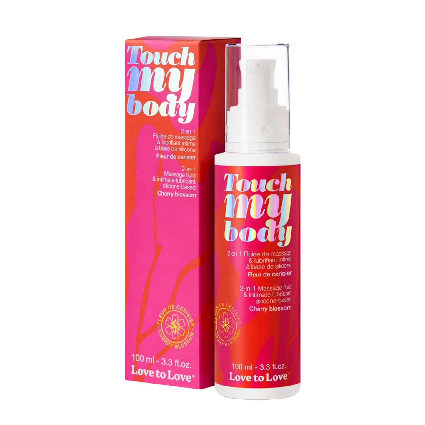 Touch My Body fluide massage et lubrifiant cerisier -  Oh My God'Z