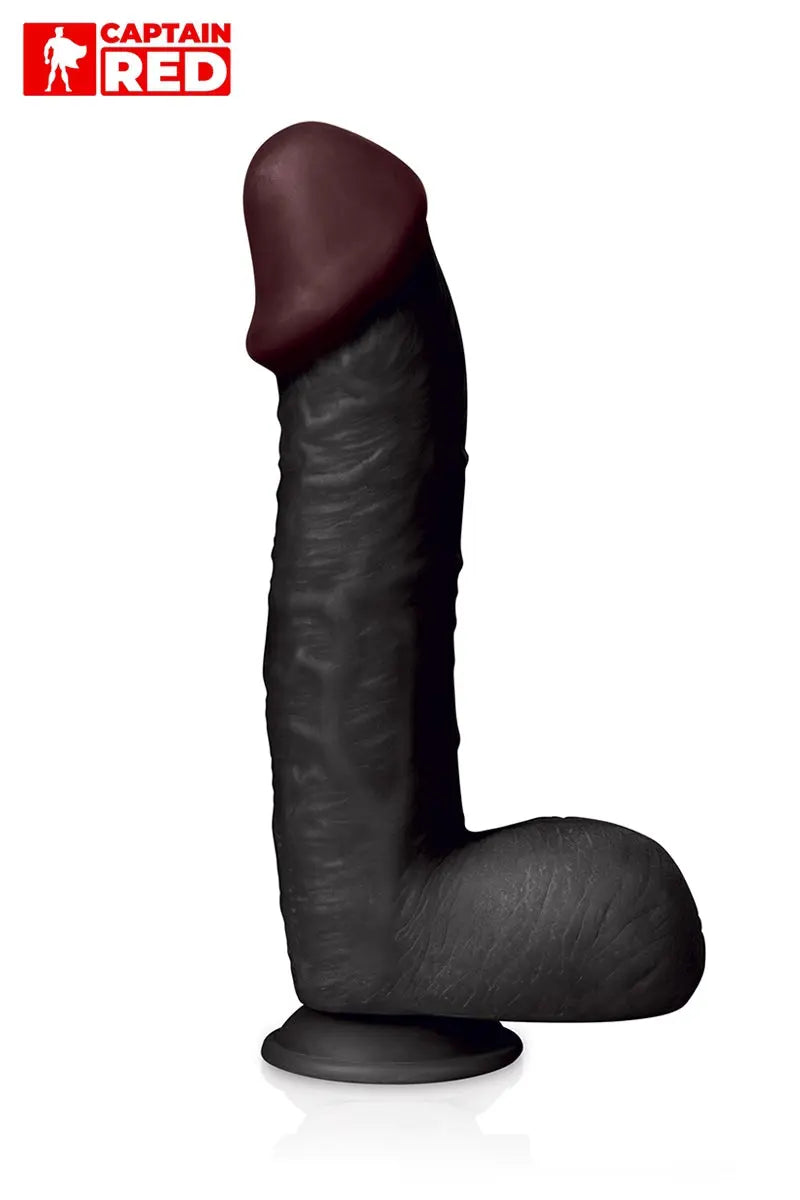 Oh My God'Z - Gode XXL The Super Black 29 x 6,5 cm - Captain Red - godemiché 