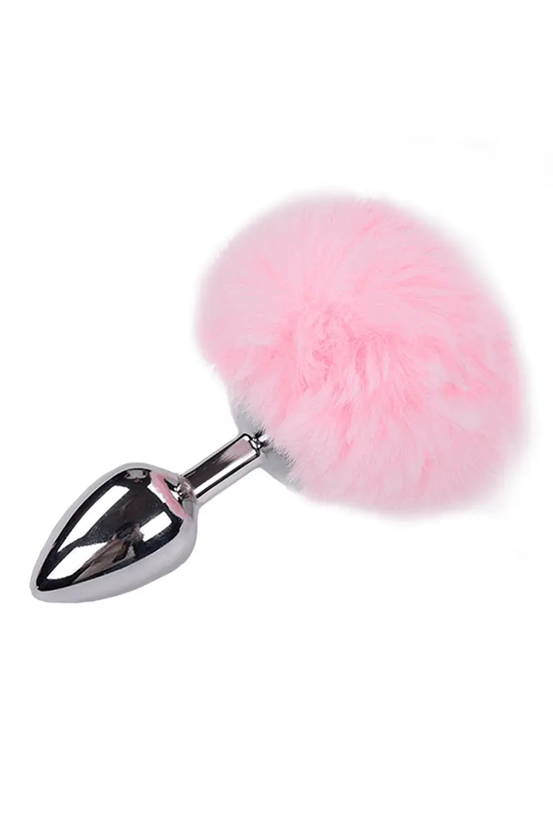 Oh My God'Z - sextoys - Plug métal Fluffy avec ponpon - Alive - plug - anal