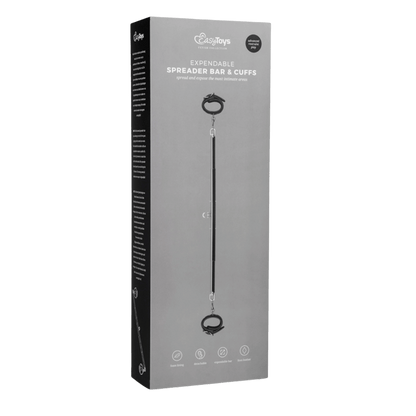 Barre d’écartement ajustable Easytoys Fetish Collection, coffret luxe et finitions soignées – Oh My God’Z