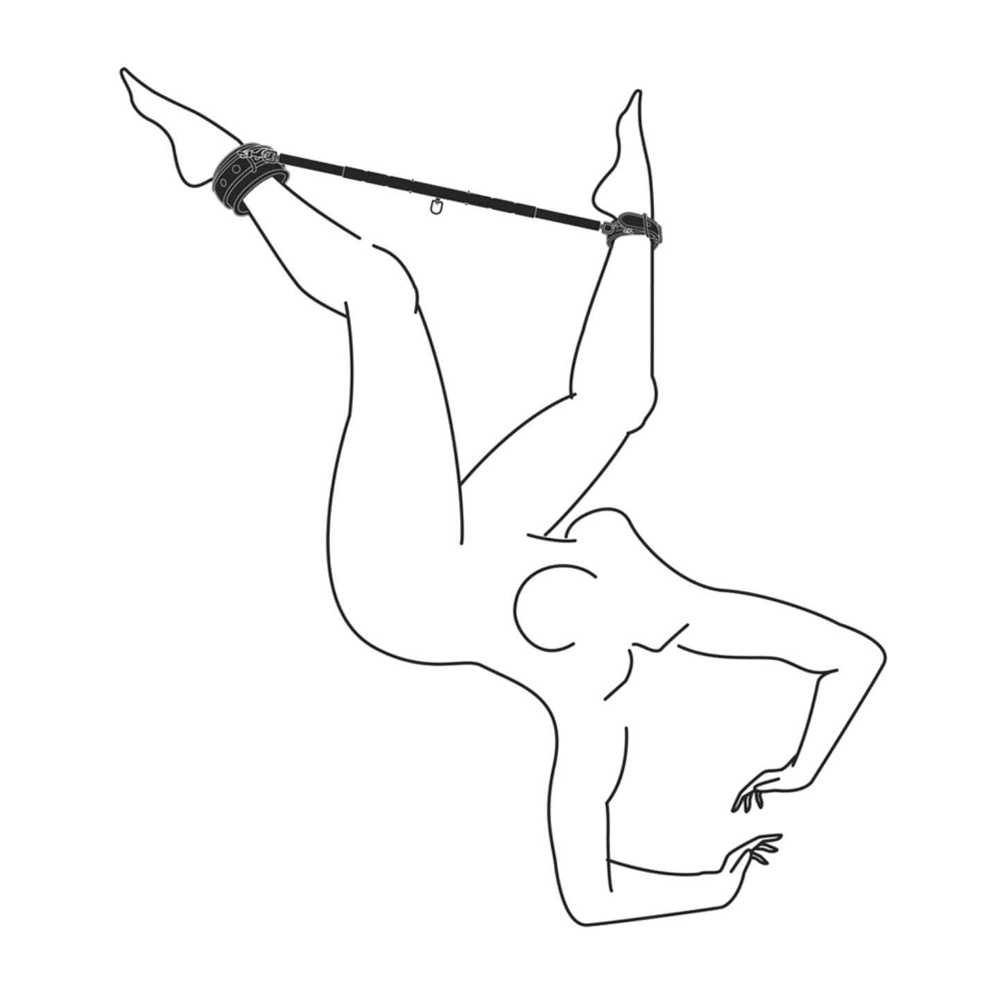 Barre d’écartement ajustable Easytoys Fetish Collection, emballage premium et discret – Oh My God’Z