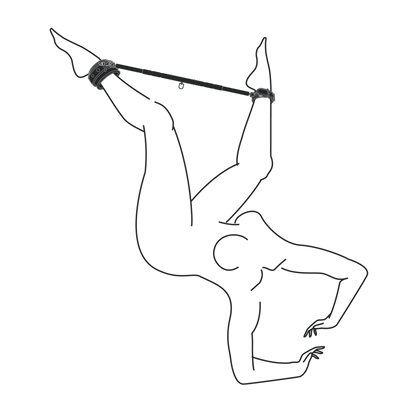 Barre d’écartement ajustable Easytoys Fetish Collection, emballage premium et discret – Oh My God’Z