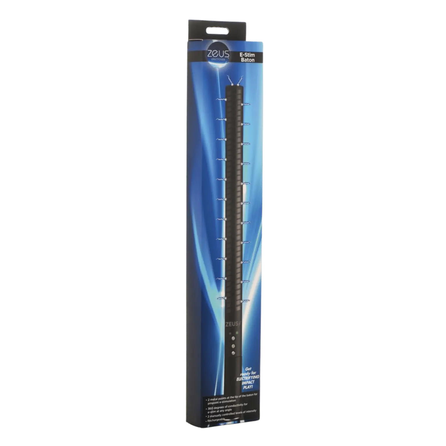 Détail du bâton électrostimulation Zeus Electrosex – Oh My God’Z