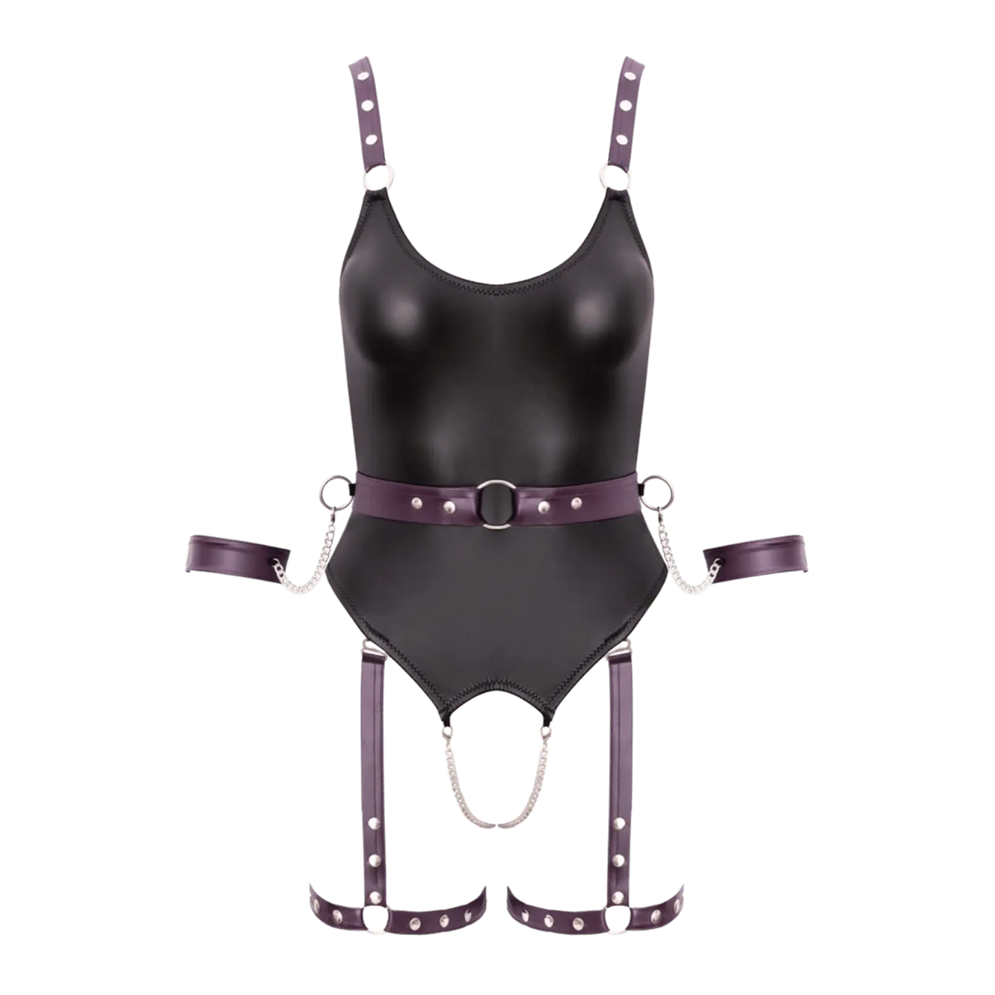 Lingerie sexy Cottelli Bondage jarretelles luxe Oh My God'Z