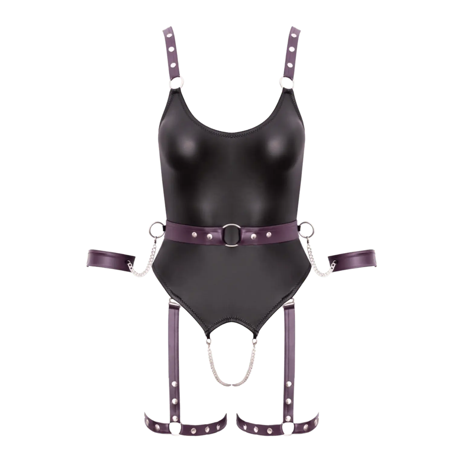 Lingerie sexy Cottelli Bondage jarretelles luxe Oh My God'Z