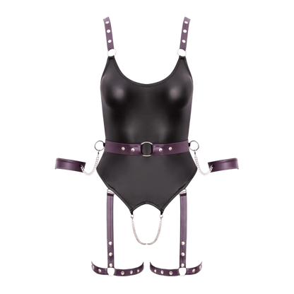Lingerie sexy Cottelli Bondage jarretelles luxe Oh My God'Z
