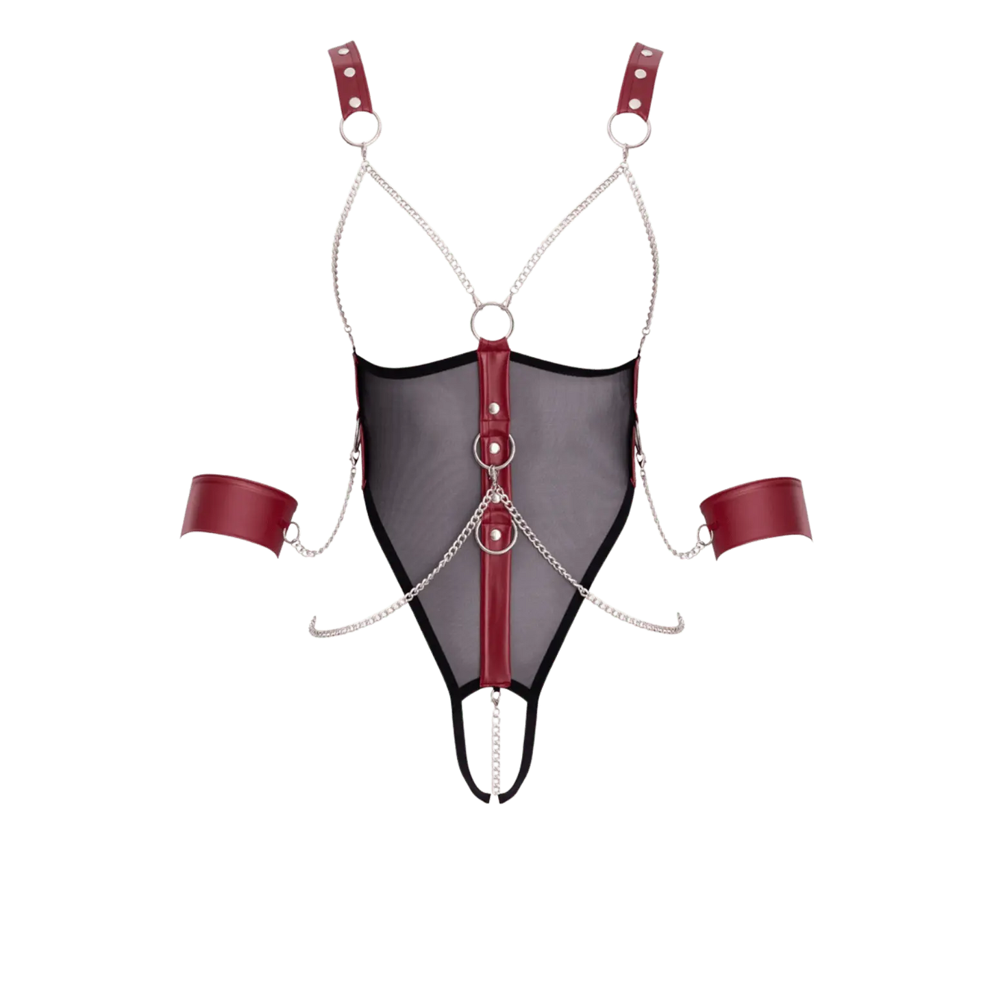 Lingerie bondage seins nus avec menottes Cottelli Bondage – Oh My God'Z