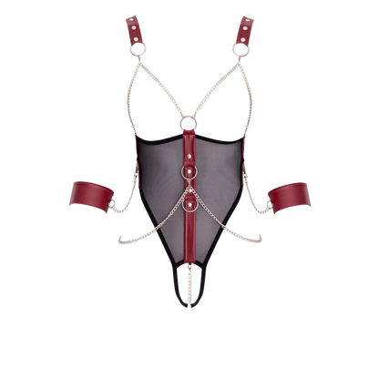 Lingerie bondage seins nus avec menottes Cottelli Bondage – Oh My God'Z