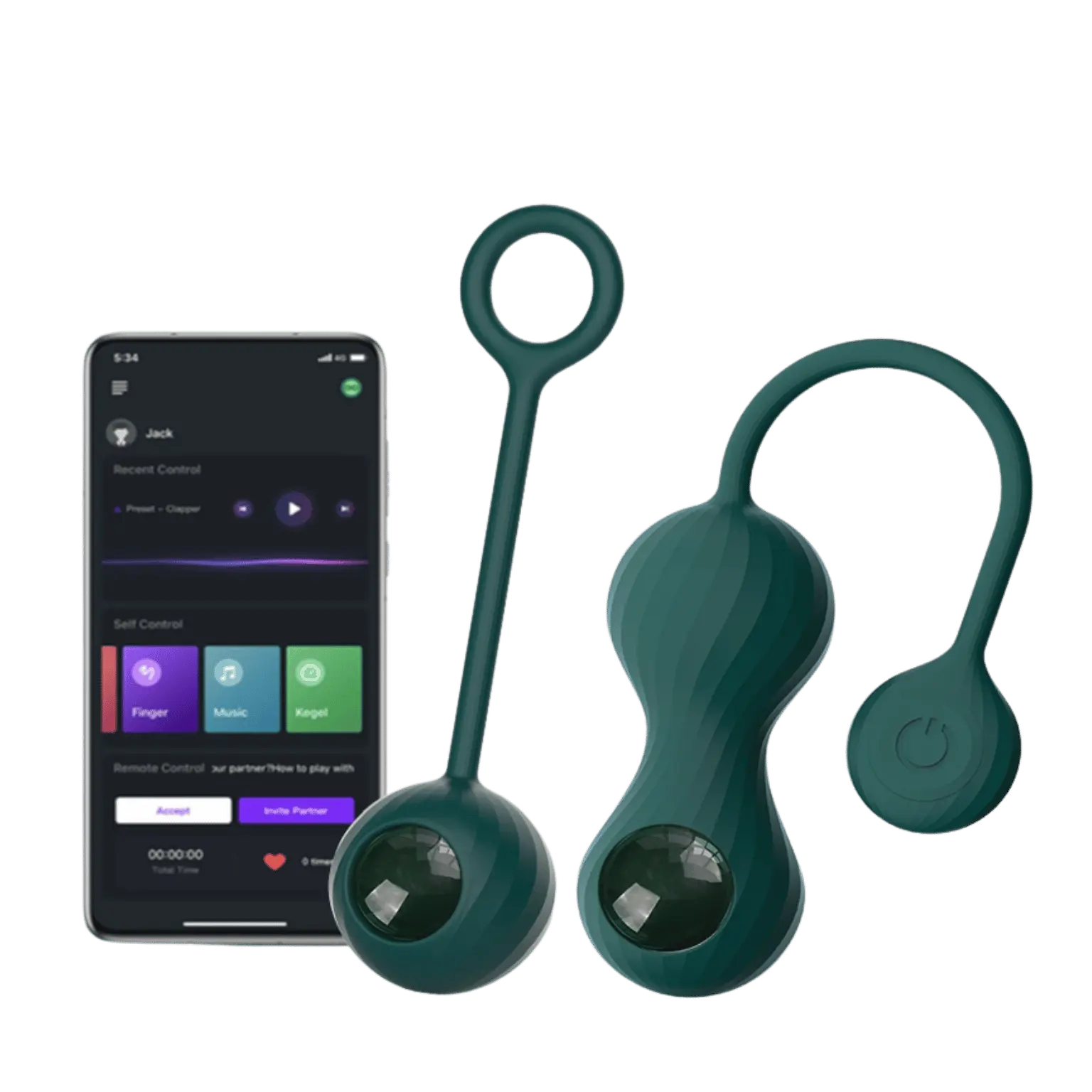 Boules de Kegel vibrantes connectées Crystal Duo, disponibles chez Oh My God'Z, accompagnées de leur application mobile pour un contrôle à distance, offrant des exercices pelviens avec des vibrations personnalisées pour un renforcement musculaire optimal.