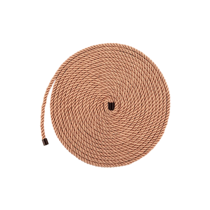Corde de bondage premium Rosy Gold – Accessoire de luxe pour initiation sensuelle Oh My God’Z
