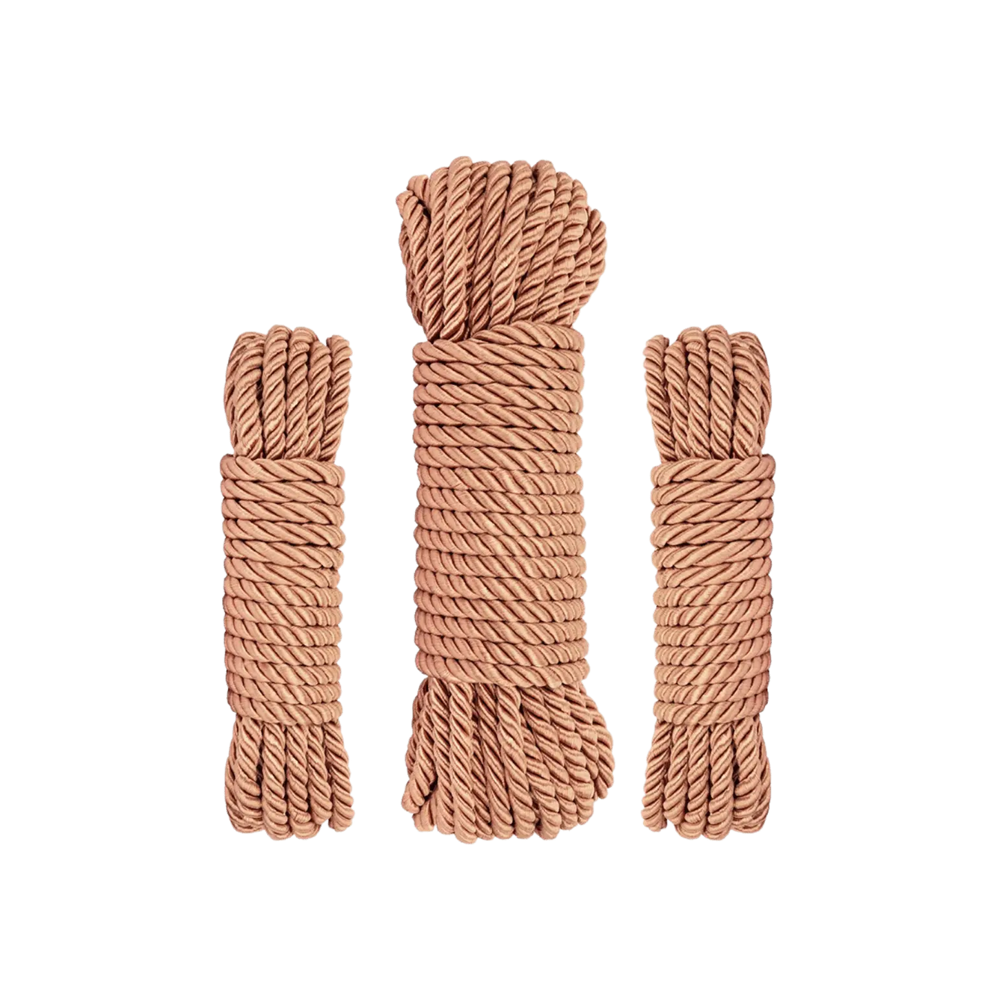 Set de 3 cordes de bondage Rosy Gold – Trio d'accessoires bien-être et plaisir Oh My God’Z