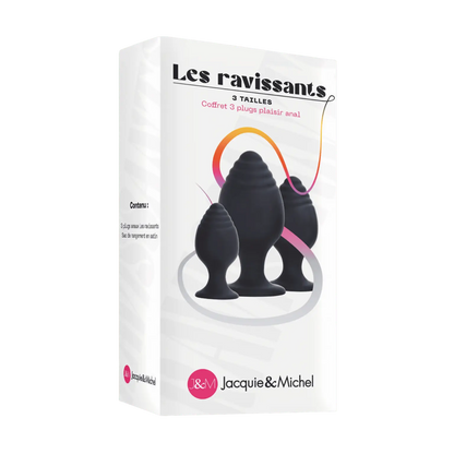 Coffret Les Ravissants Jacquie & Michel 3 plugs luxe chez Oh My God'Z