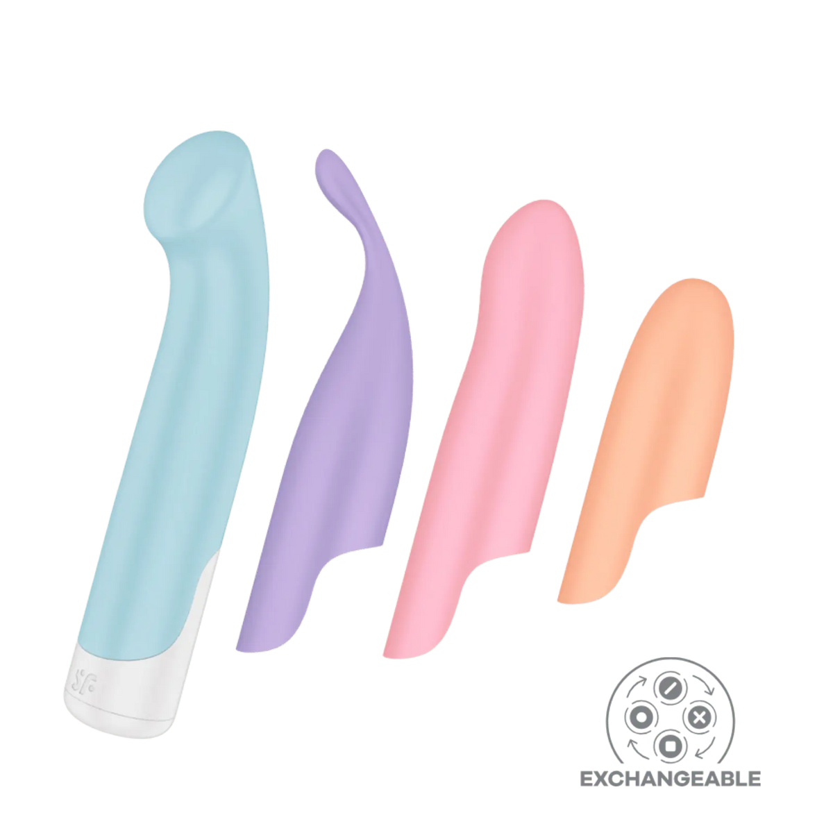 Variez les plaisirs avec le coffret Playful Four de Satisfyer, proposé par Oh My God'Z. Ce kit inclut un mini vibromasseur puissant et quatre embouts en silicone doux, parfaits pour une stimulation sur-mesure du clitoris et du point G.