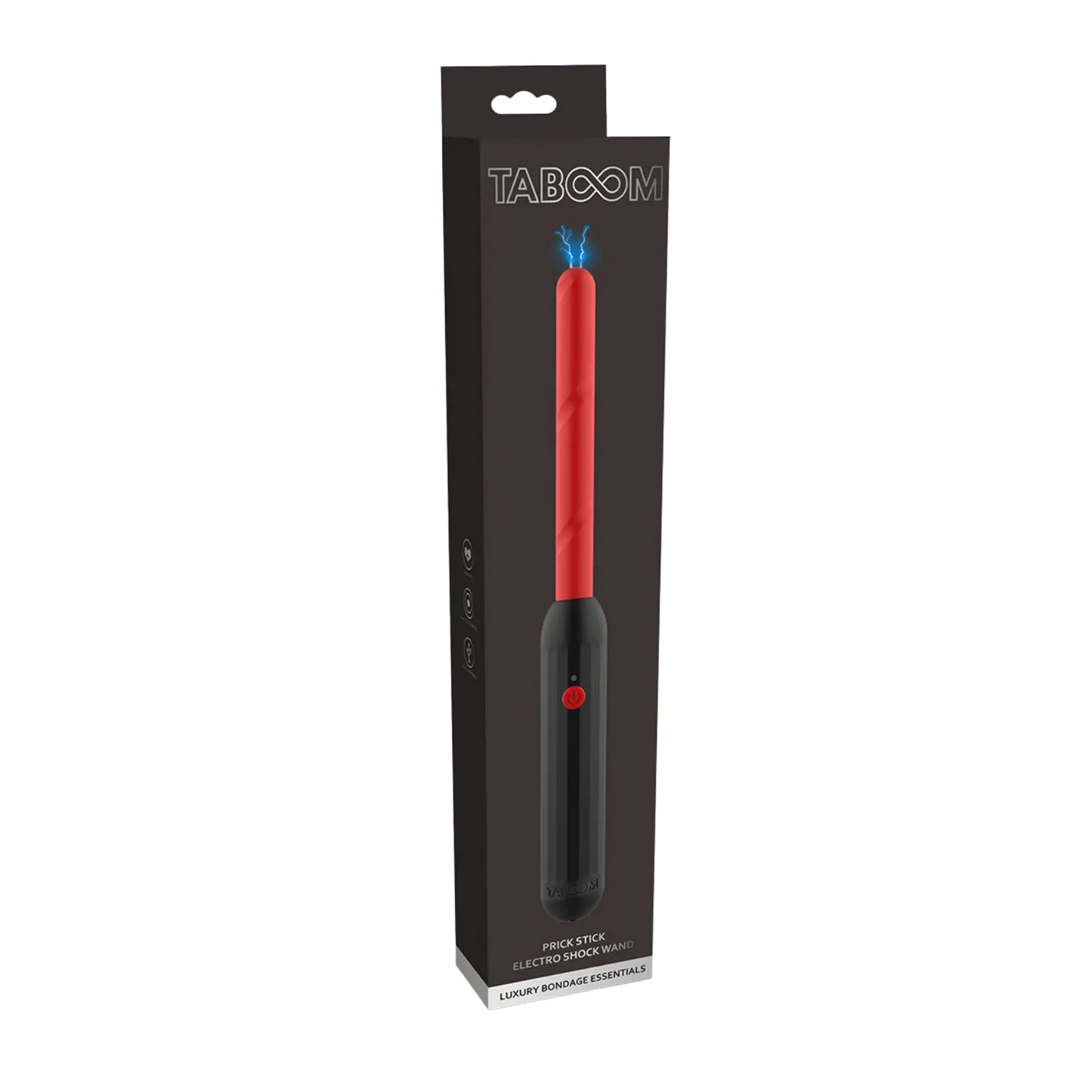 Cravache électrique Prick Stick Taboom en situation, esthétique audacieuse – Oh My God’Z