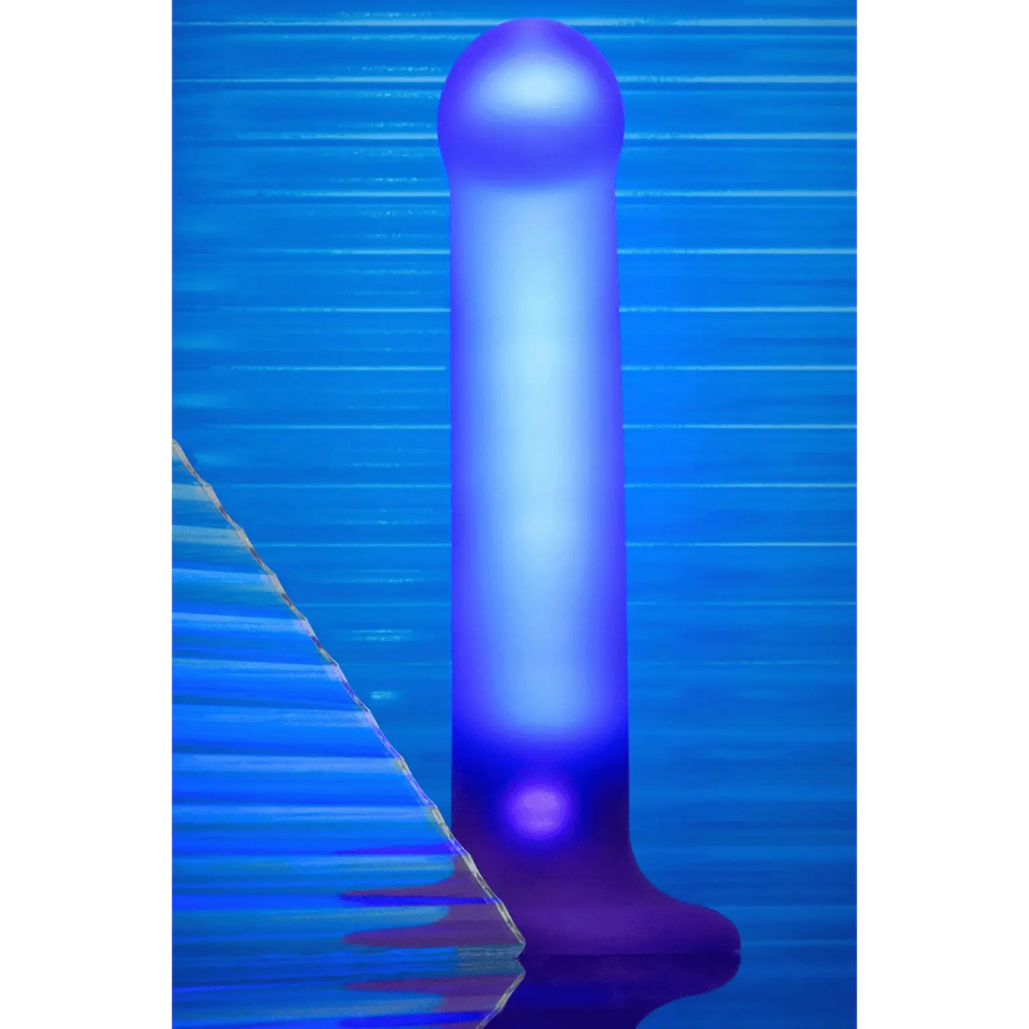 Dildo lumineux violet STRAP ON ME Oh My God'Z