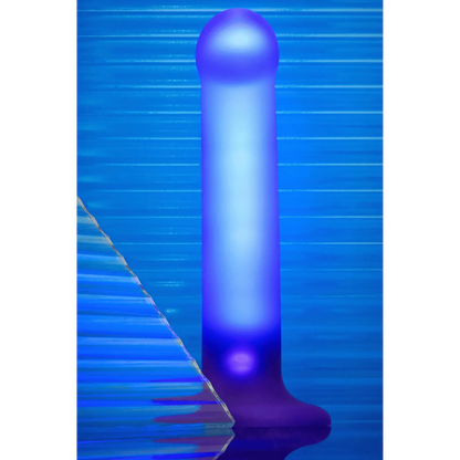 Dildo lumineux violet STRAP ON ME Oh My God'Z
