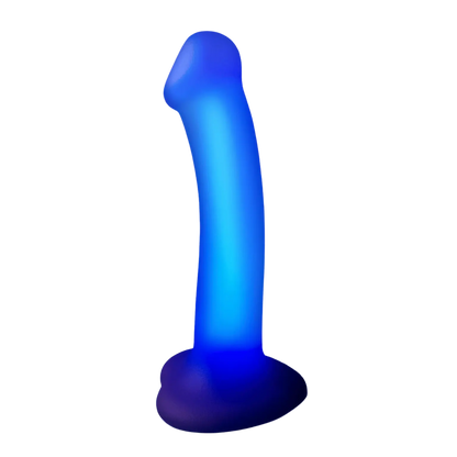 Dildo lumineux violet STRAP ON ME Oh My God'Z
