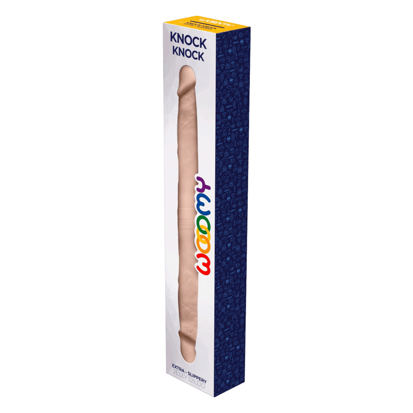 Double dong Knock-Knock Wooomy présenté avec son packaging – Oh My God’Z