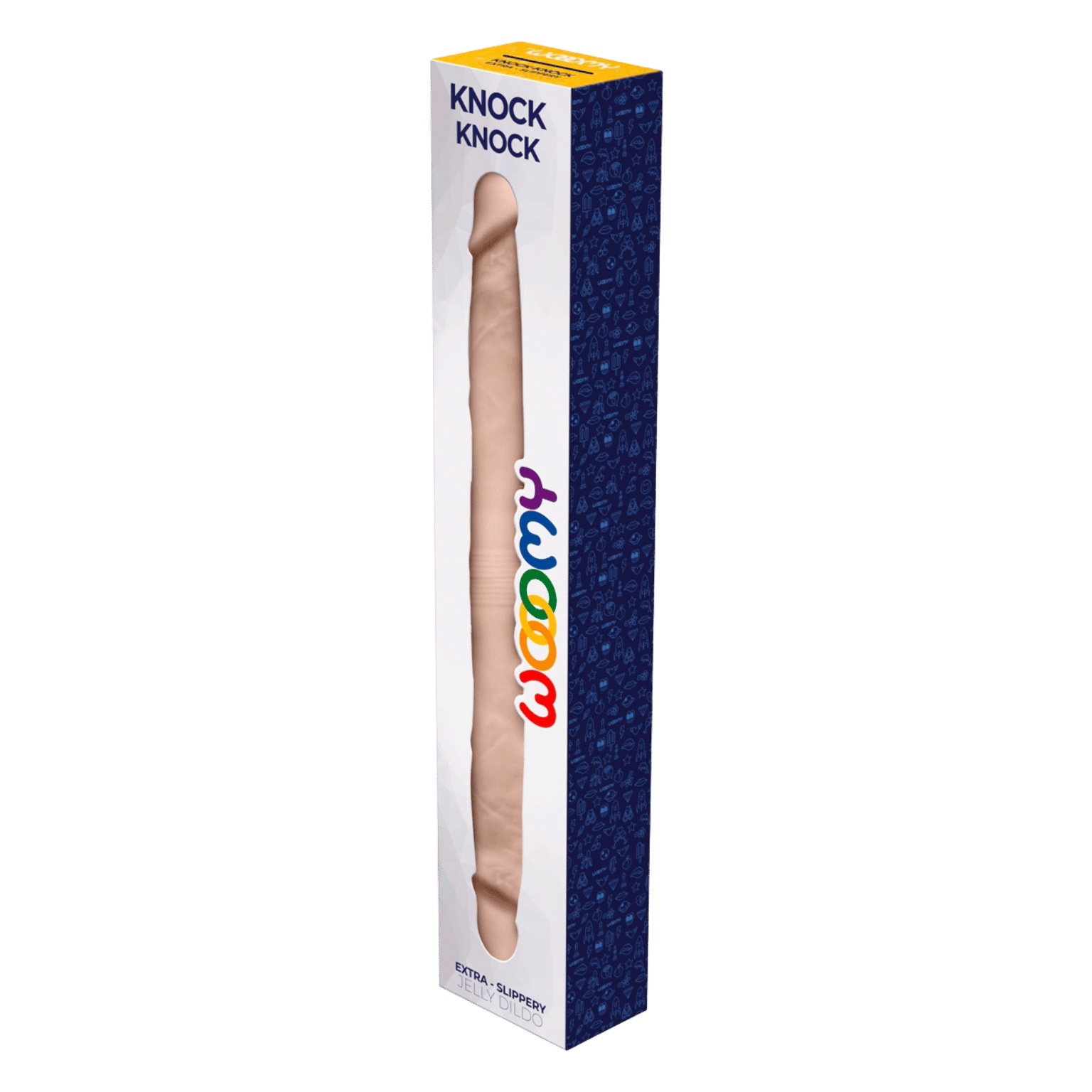 Double dong Knock-Knock Wooomy présenté avec son packaging – Oh My God’Z