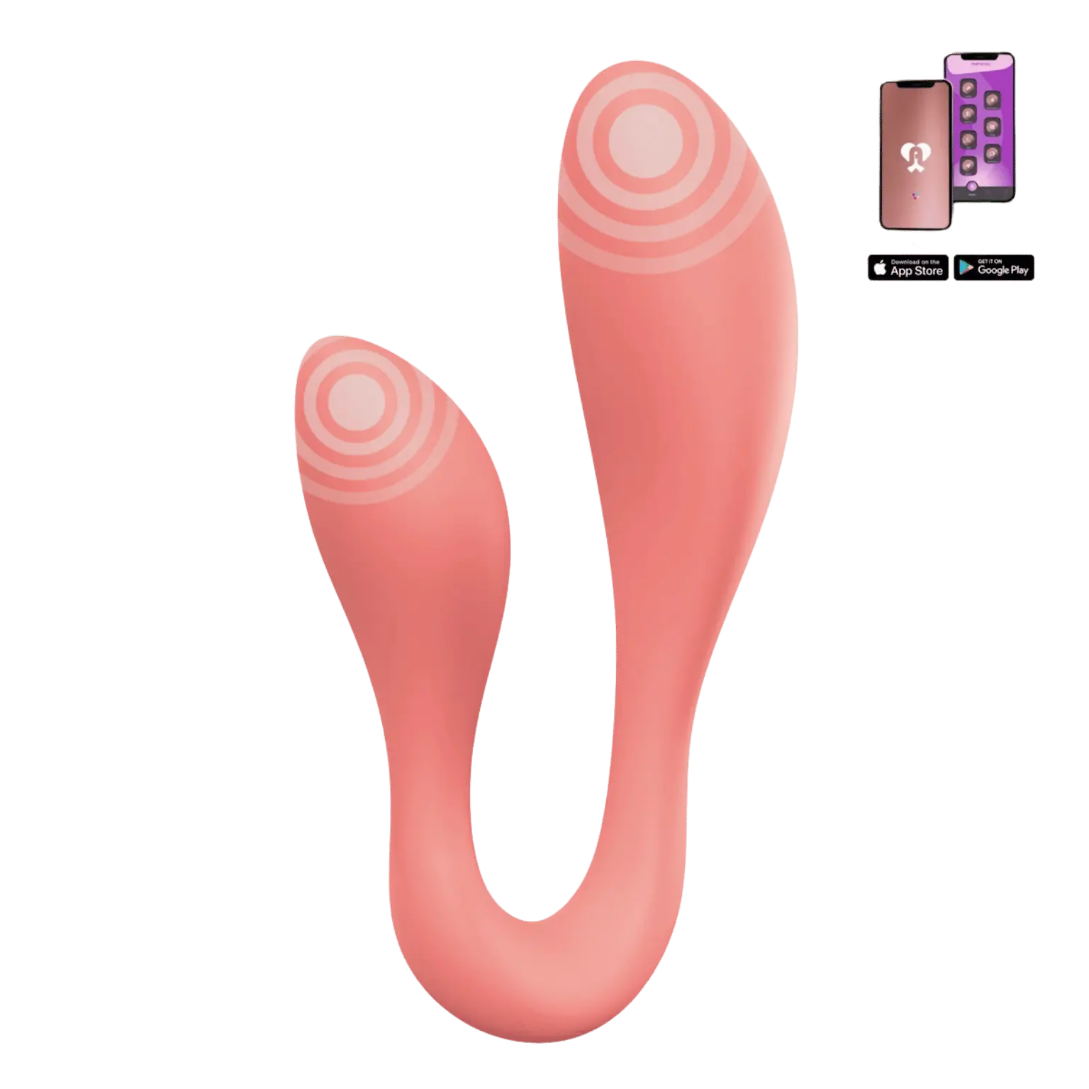 Emballage du sextoy connecté Couple Secrets 2.0 Adrien Lastic – double stimulateur rose