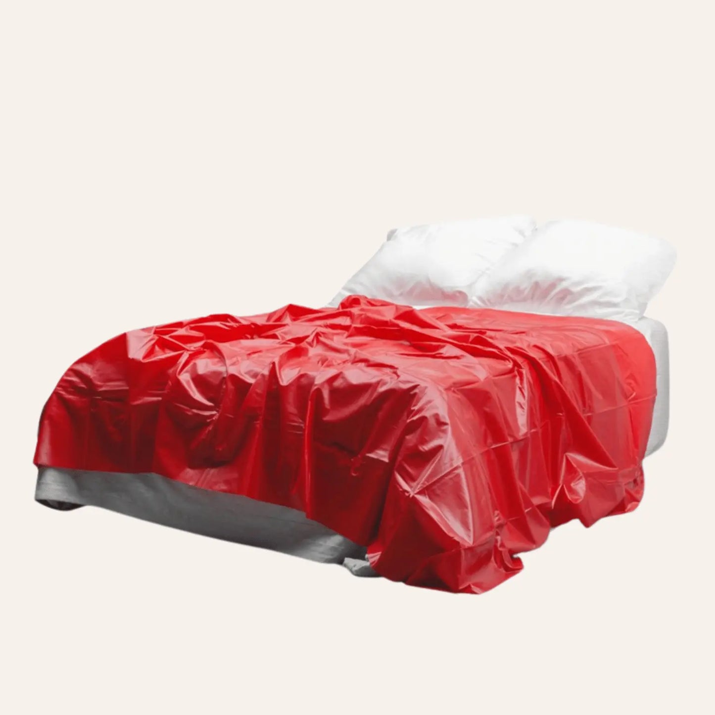 Transformez votre lit en scène de plaisir avec le drap vinyle rouge EasyToys, imperméable et sensuel. Vendu sur Oh My God'Z, cet accessoire BDSM protège vos draps tout en sublimant vos jeux érotiques avec des sextoys haut de gamme.