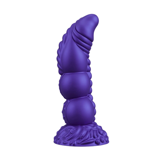 Gode Demon of Desire – Beasty Cocks en silicone premium, vendu chez Oh My God'Z. Sa texture ondulée et ses formes voluptueuses sont conçues pour une stimulation intense, inspirée des créatures infernales et du plaisir démoniaque.