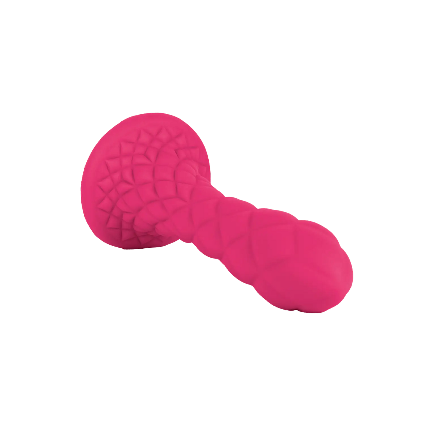 Gode Dreamy SilexD rose en silicone texturé luxe - Oh My God'Z