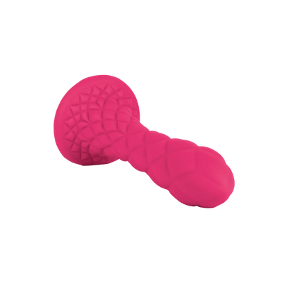 Gode Dreamy SilexD rose en silicone texturé luxe - Oh My God'Z