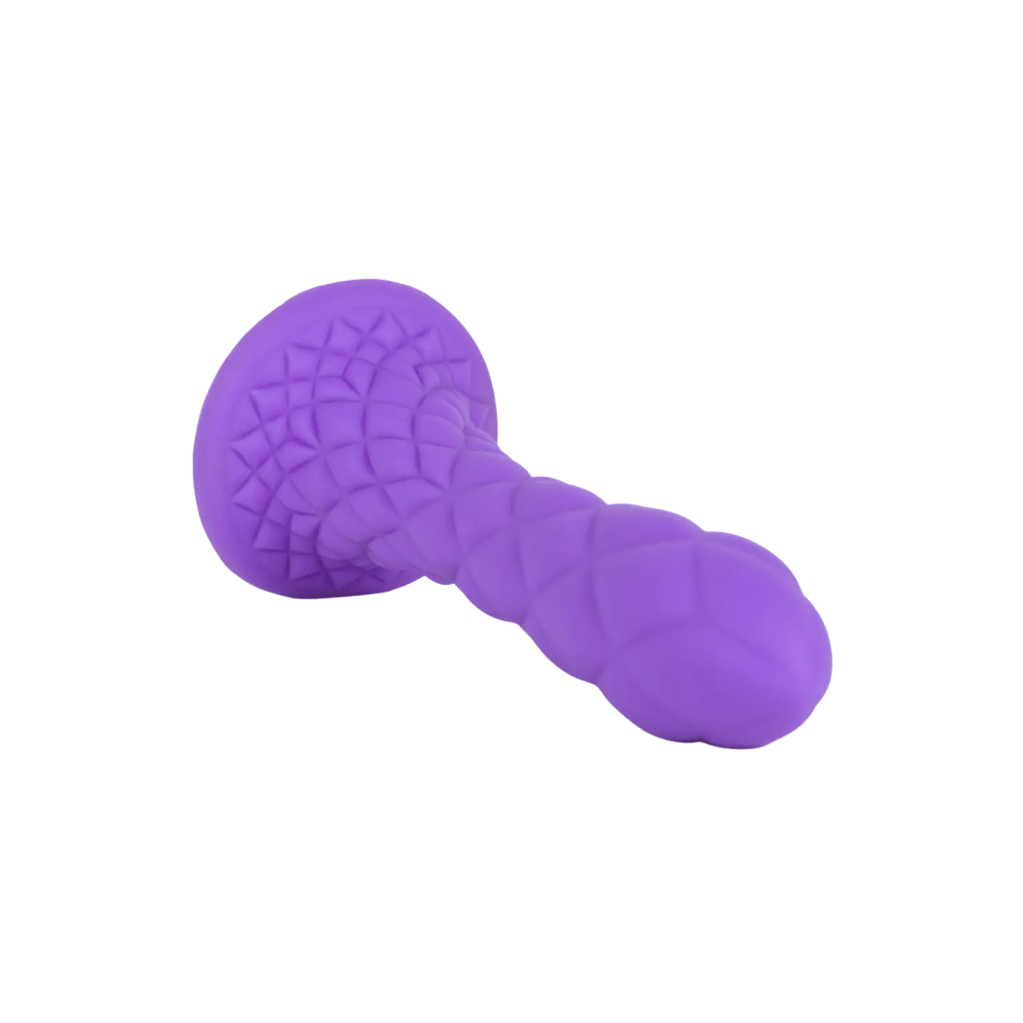 Gode Dreamy violet texturé silicone SilexD - Oh My God'Z
