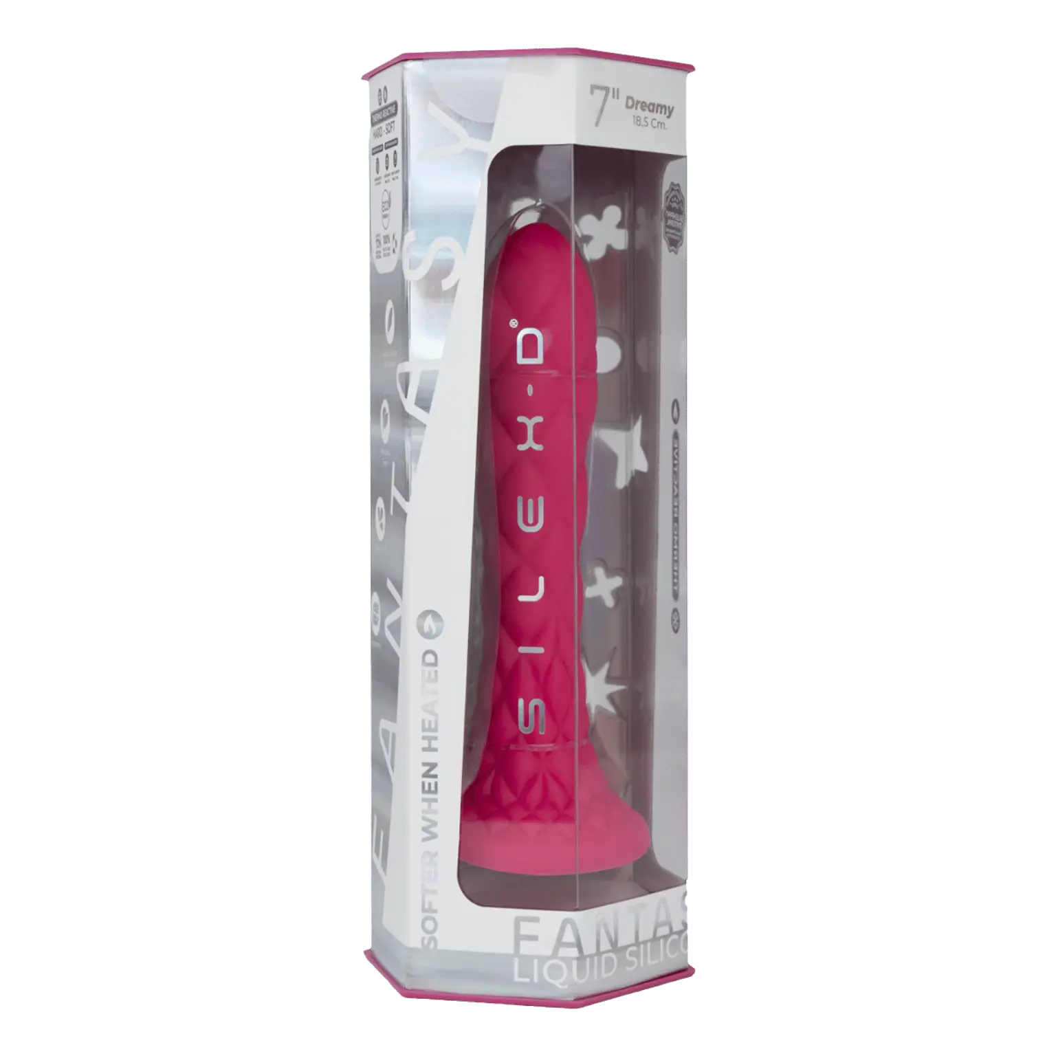 Emballage sextoy Dreamy SilexD rose 18,5 cm - Oh My God'Z