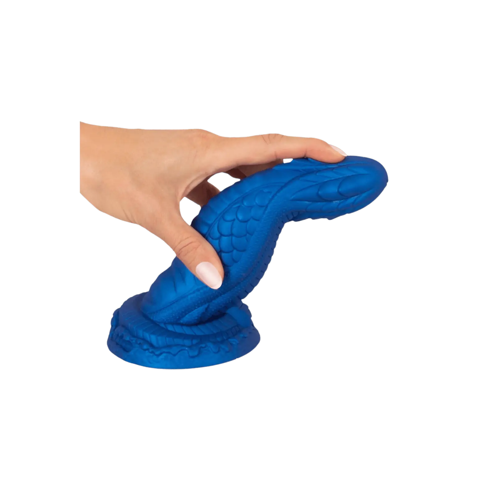 Gode Symbiont Tease – Beasty Cocks en silicone flexible et texturé, disponible sur Oh My God'Z. Sa forme incurvée et sa base ventouse offrent une utilisation polyvalente et des sensations inédites, inspirées des créatures symbiotiques.