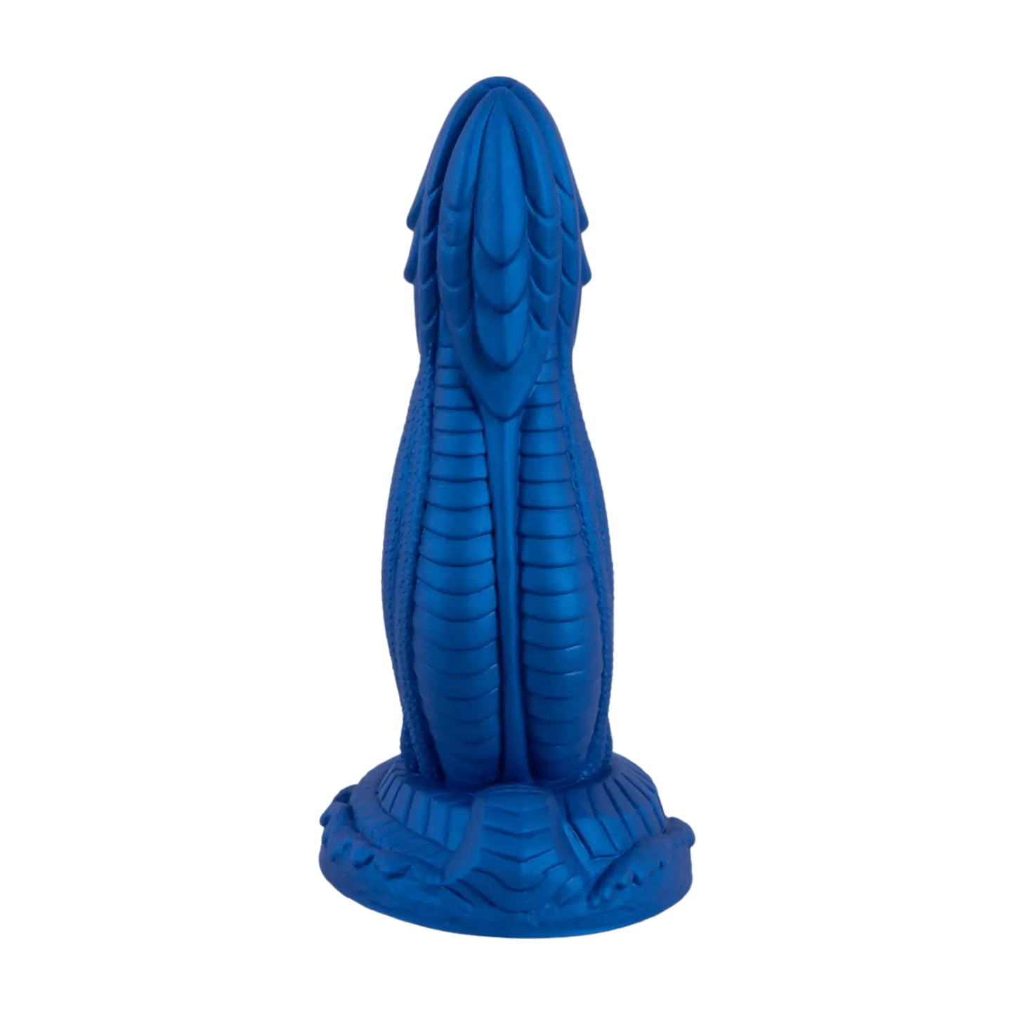 Vue arrière du gode Symbiont Tease – Beasty Cocks, une exclusivité Oh My God'Z. Ce sextoy fantasy en silicone haut de gamme présente une texture reptilienne détaillée et une base sculptée pour un plaisir intense et immersif.