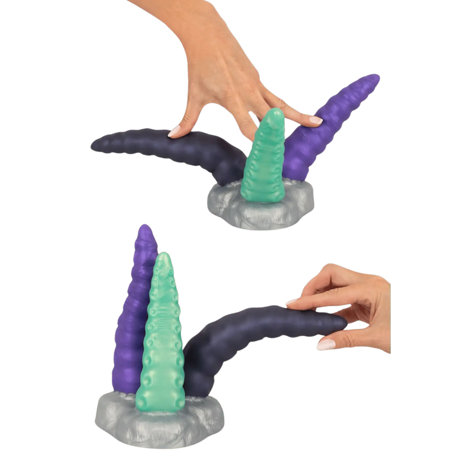 Gode fantasy Dragonfly de la marque Mythical Mates : une œuvre d’art en silicone souple pour des plaisirs intenses et immersifs. Disponible chez Oh My God'Z, ce jouet érotique unique séduit par son design fascinant et sa texture ultra-stimulante.