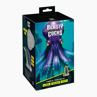 Découvrez le gode fantasy Dragonfly de la collection Mythical Mates, disponible chez Oh My God'Z. Avec sa texture unique et ses couleurs envoûtantes violet et turquoise, ce sextoy en silicone premium offre une stimulation intense. Idéal pour les amateurs de sextoys fantastiques et immersifs.