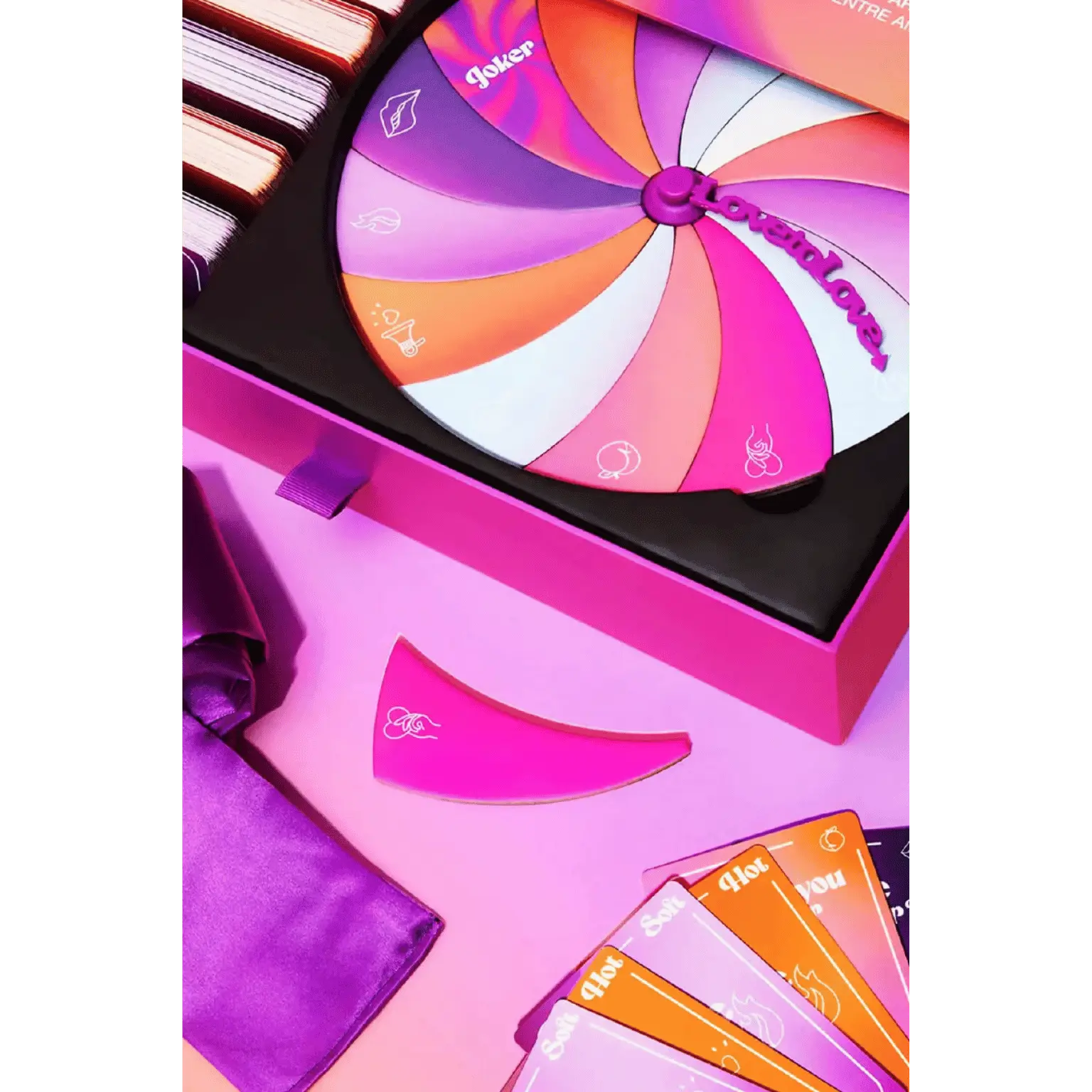 Jeu sexy Spin Me Round Love To Love avec roulette et accessoires - Oh My God’Z