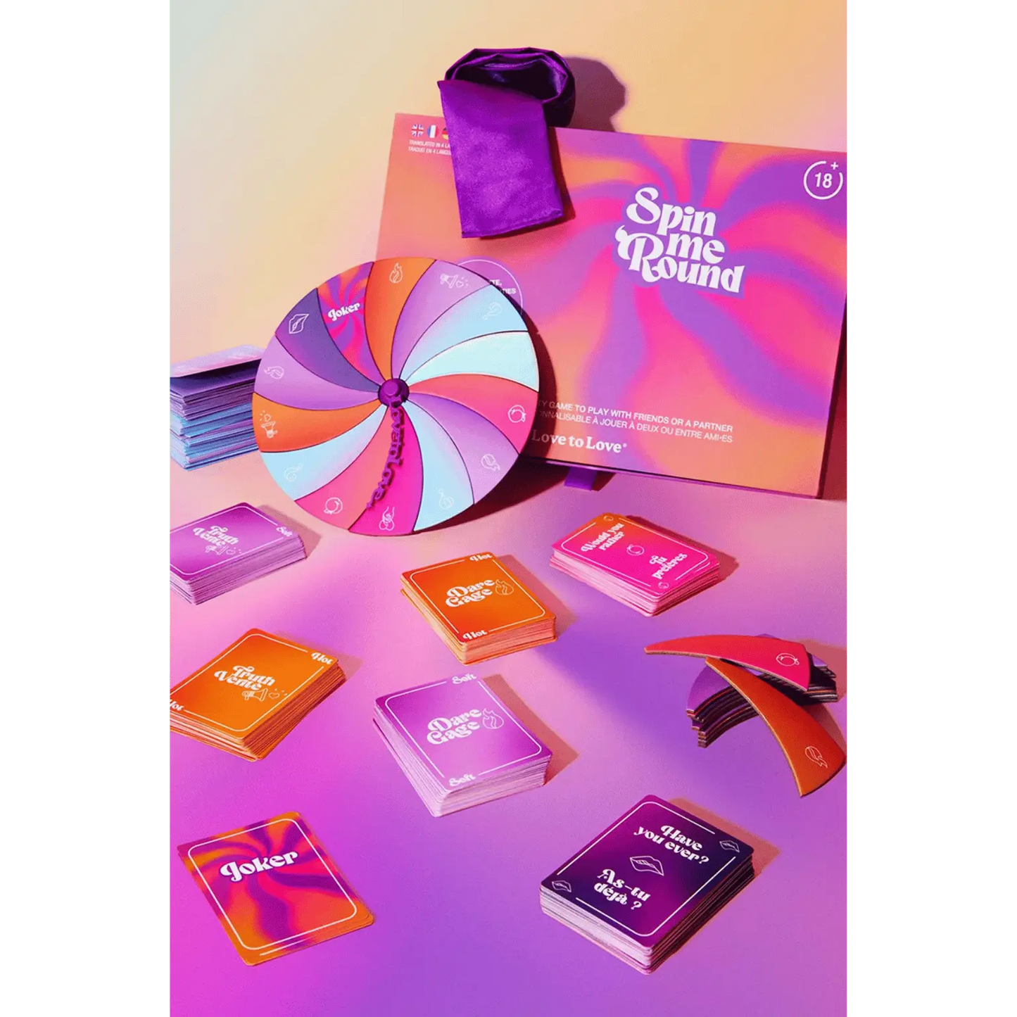 Jeu pour couples Spin Me Round Love To Love version luxe - Oh My God’Z