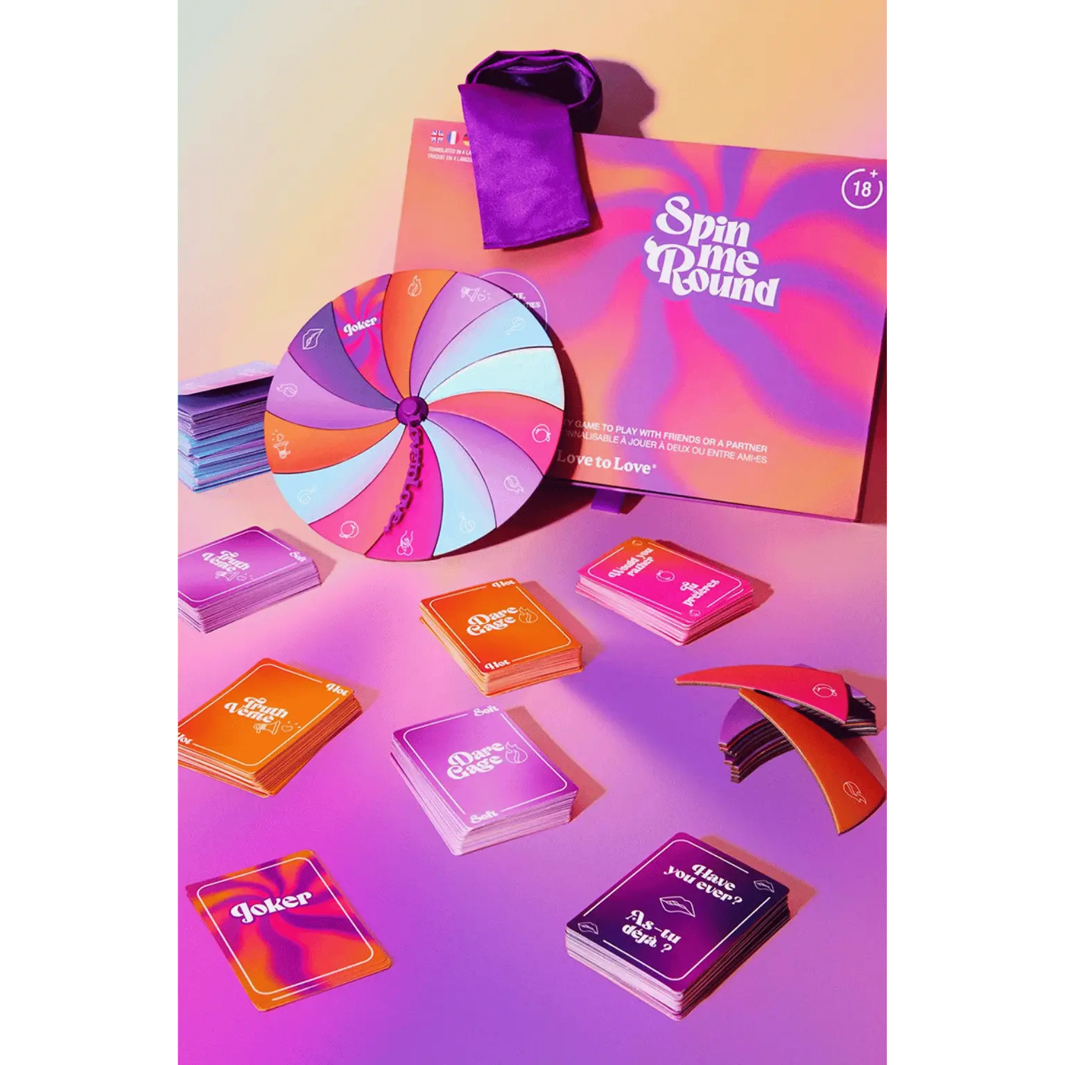 Jeu pour couples Spin Me Round Love To Love version luxe - Oh My God’Z