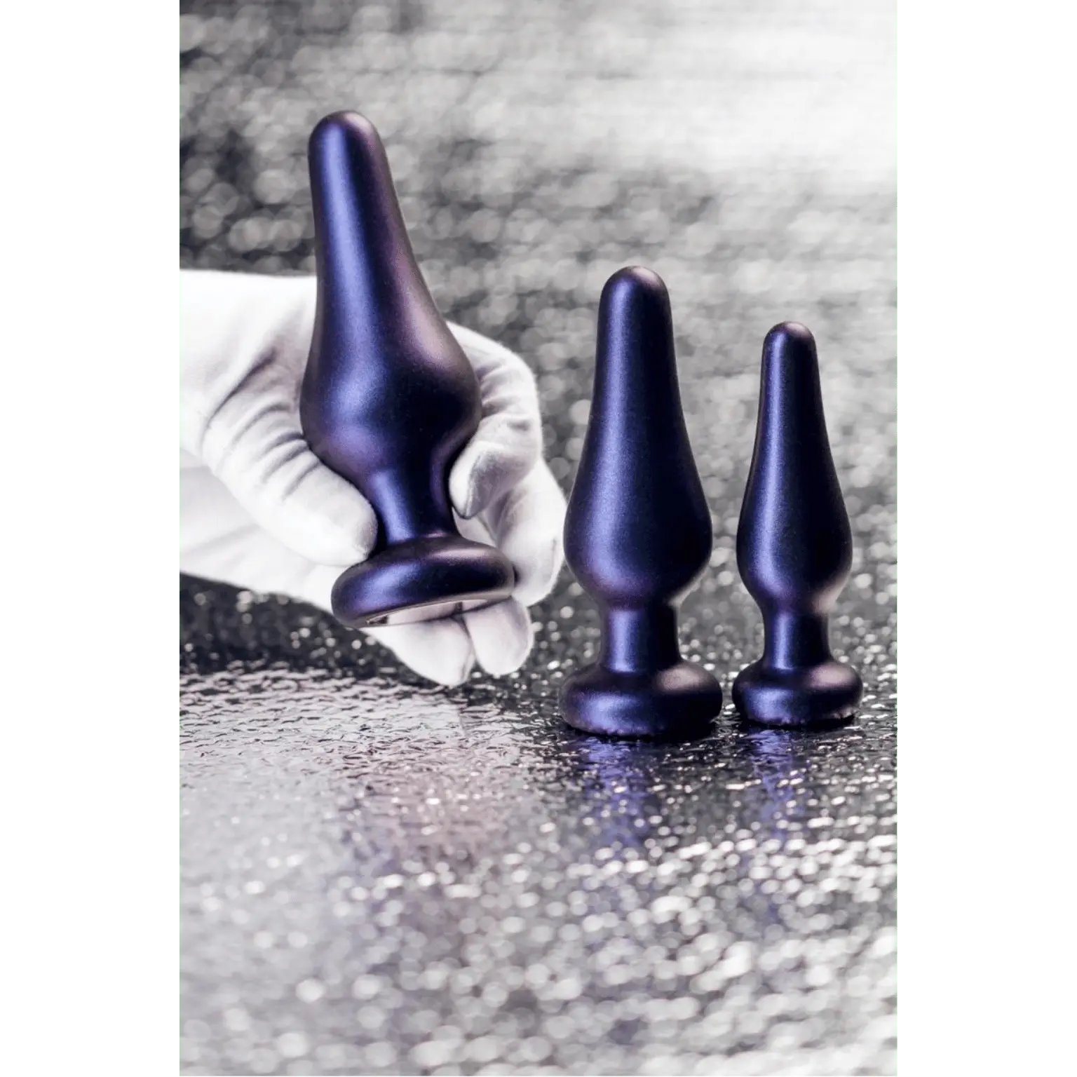 Kit 3 plugs Comet Hueman en main, sextoys haut de gamme Oh My God'Z