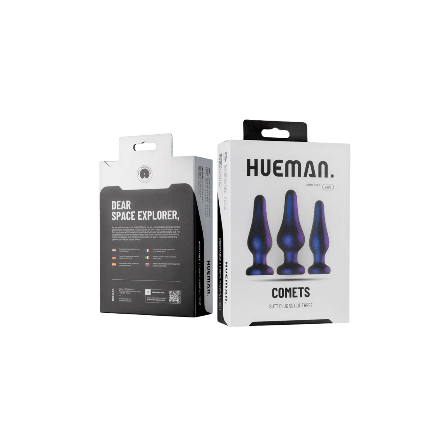 Coffret Comet Hueman 3 plugs, packaging élégant Oh My God'Z