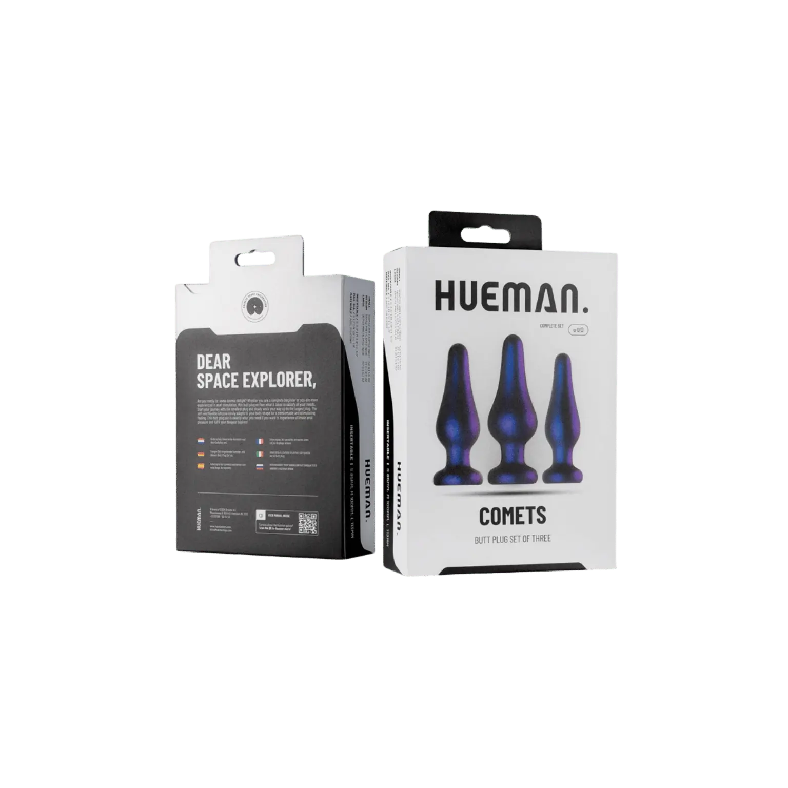 Coffret Comet Hueman 3 plugs, packaging élégant Oh My God'Z