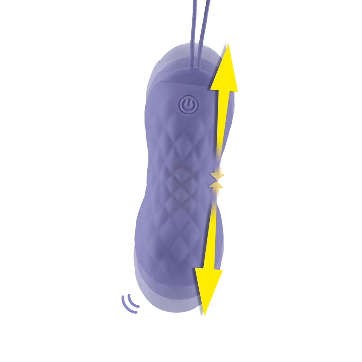 Love Ball télécommandée Jivy de Feelztoys avec fonction d'étirement et vibration, disponible chez Oh My God'Z. Un sextoy innovant conçu pour une stimulation interne intense et personnalisée